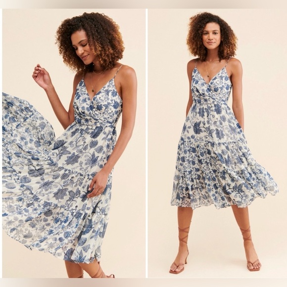 Sachin + Babi Dresses & Skirts - New! Sachin & Babi Dalia Floral Dress 💙 Size 0 NWT!